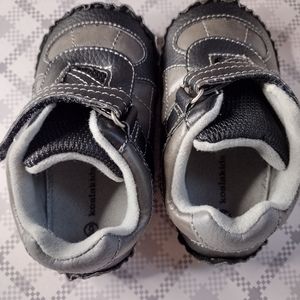 Koala Baby Boys' Black/Grey Slip-On Shoes Size 4